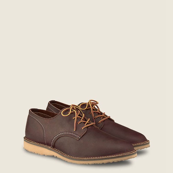 Mens Red Wing Weekender – Rough & Tough Leather - Oxford Brown - BHG086743